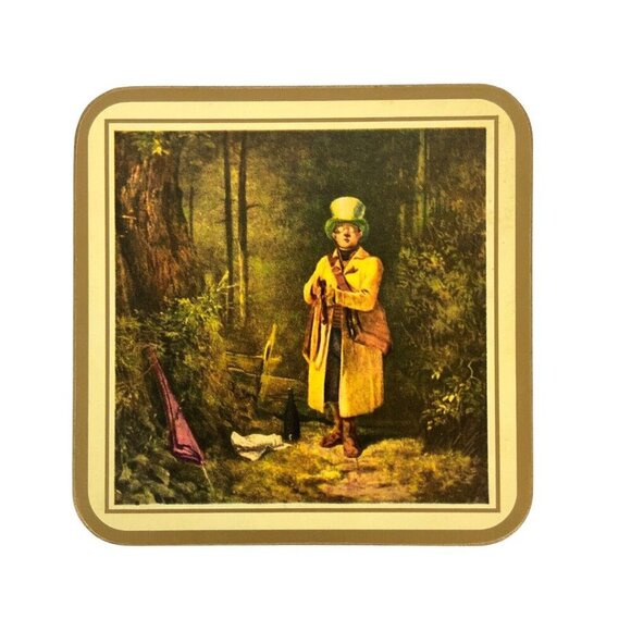 Pimpernel Coasters Carl Spitzweg Fine Art Cork Back Set Of 6 Made In England - Picture 3 of 11